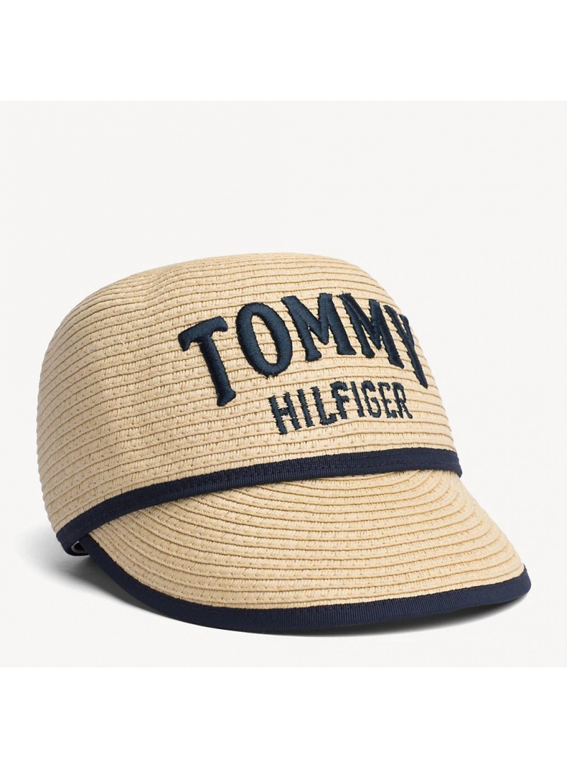 Czapka z Daszkiem TOMMY HILFIGER Straw Cap AW0AW06574 901