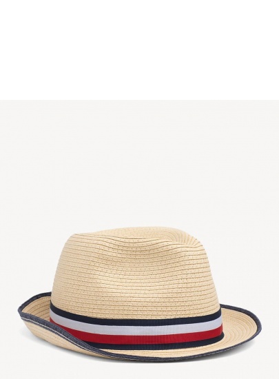Kapelusz TOMMY HILFIGER Straw Hat AM0AM04502 069