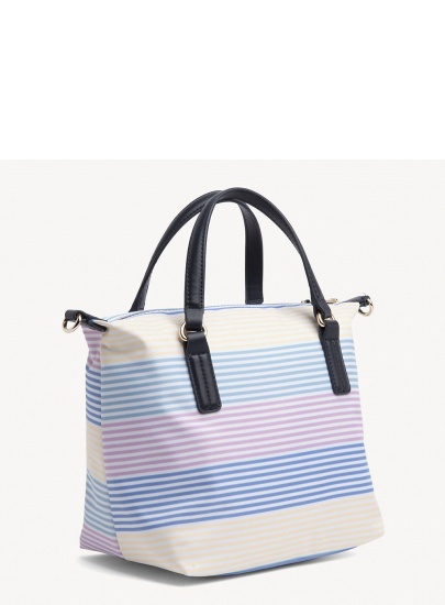 Torebka TOMMY HILFIGER Poppy Small Tote Stp AW0AW06863 901