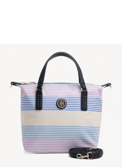 Torebka TOMMY HILFIGER Poppy Small Tote Stp AW0AW06863 901