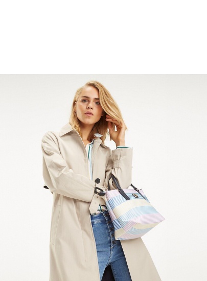 Torebka TOMMY HILFIGER Poppy Small Tote Stp AW0AW06863 901