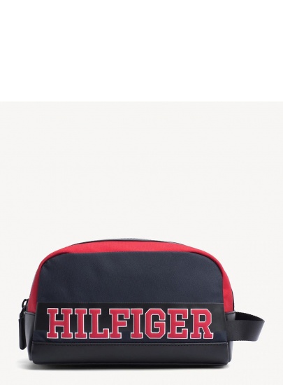 Kosmetyczka TOMMY HILFIGER Varsity Nylon Washba AM0AM04574 901