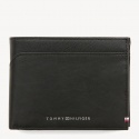 Czarny Portfel Męski TOMMY HILFIGER Bi-Material Cc Flap AM0AM04539 002
