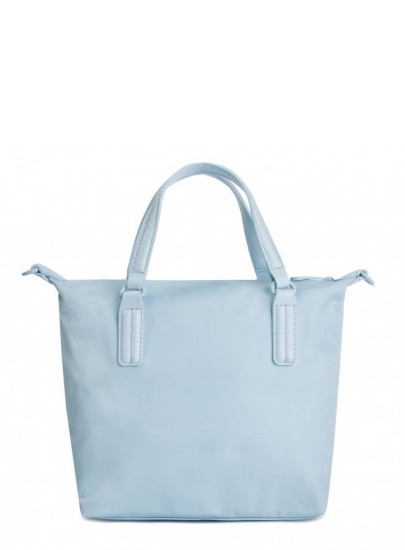 Niebieska Torebka TOMMY HILFIGER Poppy Small Tote AW0AW06407 404