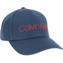 Niebieska CZAPKA CALVIN KLEIN Silver Contrast Trucker Cap K50K504665 463
