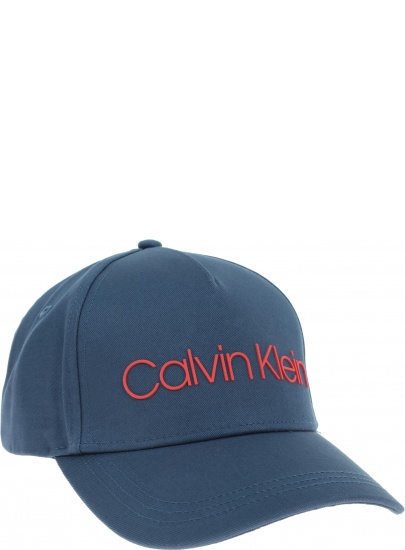 Niebieska CZAPKA CALVIN KLEIN Silver Contrast Trucker Cap K50K504665 463