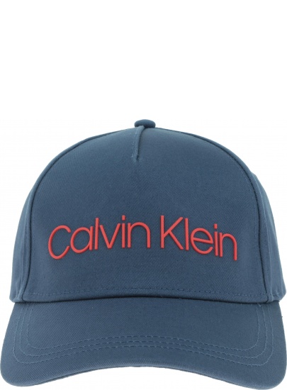 Niebieska CZAPKA CALVIN KLEIN Silver Contrast Trucker Cap K50K504665 463