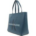 Niebieska Torba CALVIN KLEIN JEANS SCULPTED MONOGRAM K60K605521 476