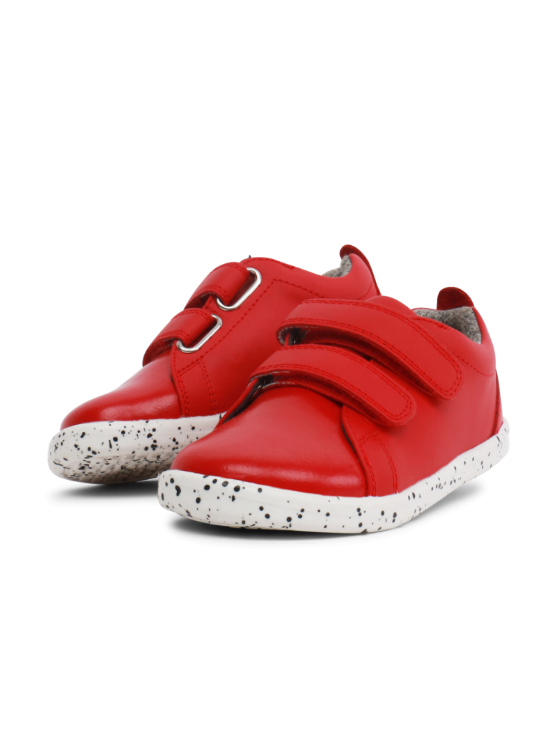 Wodoodporne Półbuty BOBUX 634904 STREET GRASS COURT RED Wodoodporne Półbuty BOBUX 634904 STREET GRASS COURT RED