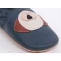 Granatowe Kapcie BOBUX 1000-021-01 NAVY PUPPY SOFT SOLE