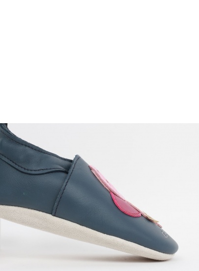 Granatowe Kapcie BOBUX 1000-017-01 NAVY BEE SOFT SOLE
