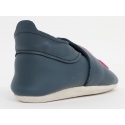 Granatowe Kapcie BOBUX 1000-017-01 NAVY BEE SOFT SOLE