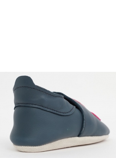 Granatowe Kapcie BOBUX 1000-017-01 NAVY BEE SOFT SOLE