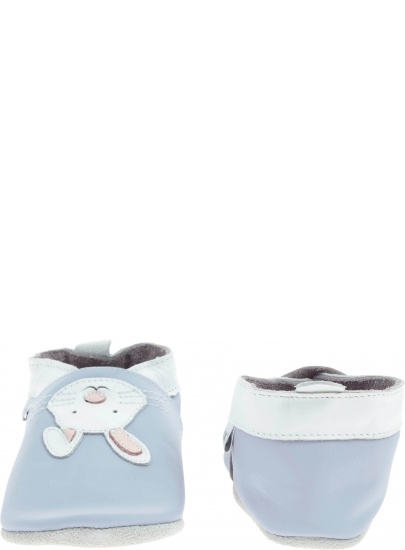 FIOLETOWE BUCIKI Z KRÓLICZKIEM BOBUX 4158 LIGHT PURPLE RABBIT SOFT SOLE