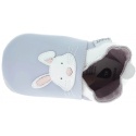 FIOLETOWE BUCIKI Z KRÓLICZKIEM BOBUX 4158 LIGHT PURPLE RABBIT SOFT SOLE