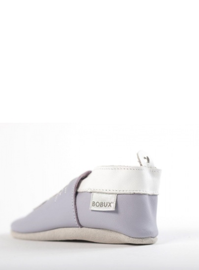 Kapcie Skórzane Z Króliczkiem BOBUX 4158 LIGHT PURPLE RABBIT SOFT SOLE