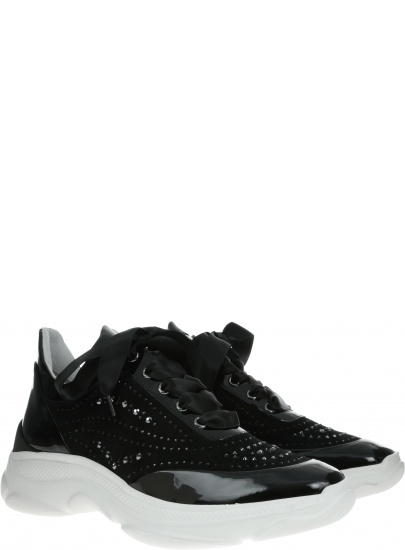 Półbuty HOGL STAR 8-105382-0100 Swarovski Chunky platform
