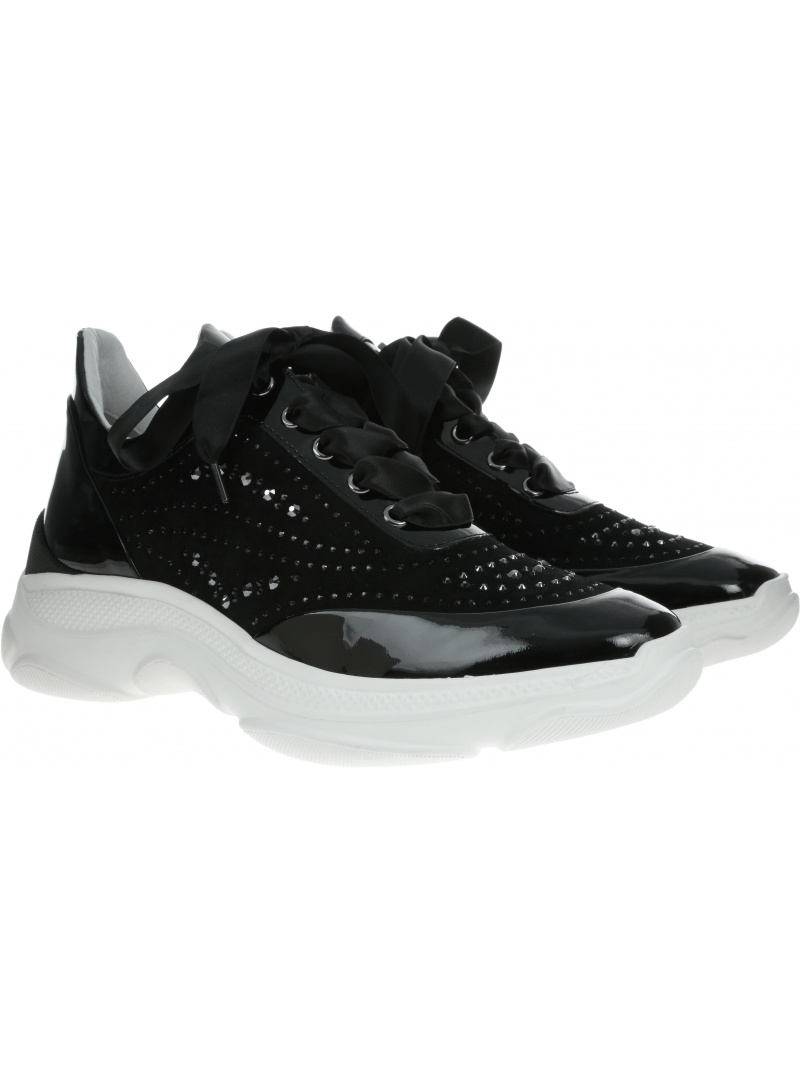 Półbuty HOGL STAR 8-105382-0100 Swarovski Chunky platform