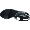 Granatowe Sandały TOMMY HILFIGER Material Mix Flatfor EN0EN00561 403