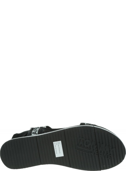 Czarne Sandały TOMMY HILFIGER Mesh Webbing Sporty EN0EN00568 990