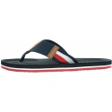 Granatowe Japonki TOMMY HILFIGER Corporate Stripe Bea FM0FM02079 403