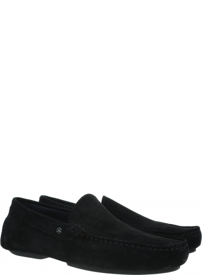 Czarne Mokasyny TOMMY HILFIGER 2 Mb Mercedes Suede FM0FM02242 990