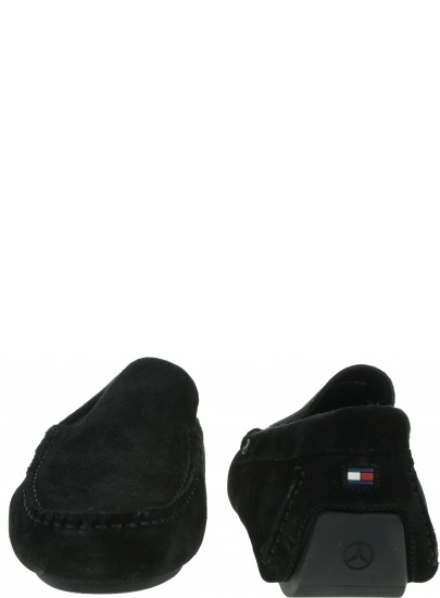 Czarne Mokasyny TOMMY HILFIGER 2 Mb Mercedes Suede FM0FM02242 990