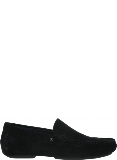 Czarne Mokasyny TOMMY HILFIGER 2 Mb Mercedes Suede FM0FM02242 990