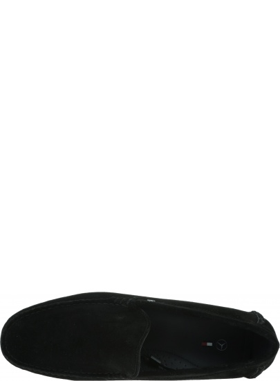 Czarne Mokasyny TOMMY HILFIGER 2 Mb Mercedes Suede FM0FM02242 990