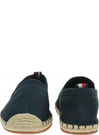 Granatowe Espadryle TOMMY HILFIGER Basic Flat Espadrill FW0FW02924 403