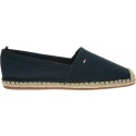 Granatowe Espadryle TOMMY HILFIGER Basic Flat Espadrill FW0FW02924 403