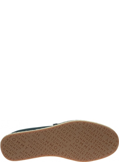 Granatowe Espadryle TOMMY HILFIGER Basic Flat Espadrill FW0FW02924 403