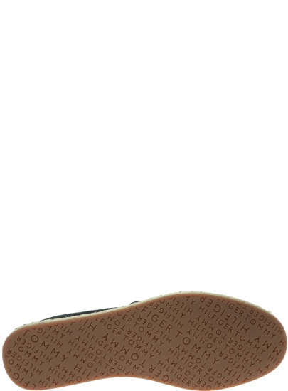 Czarne Espadryle TOMMY HILFIGER Basic Flat Espadrill FW0FW02924 990