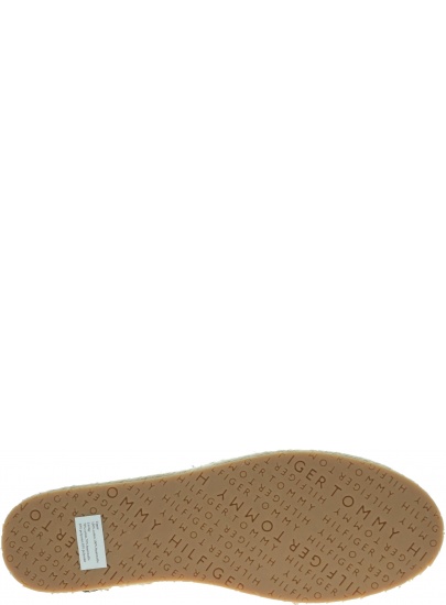 Granatowe Espadryle TOMMY HILFIGER Flat Espadrille Corp FW0FW03801 403