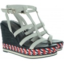 Białe Espadryle TOMMY HILFIGER Colorful Rope Wedge FW0FW03821 121