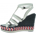 Białe Espadryle TOMMY HILFIGER Colorful Rope Wedge FW0FW03821 121