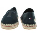 Granatowe Espadryle TOMMY HILFIGER Th Patch Espadrille FW0FW03846 403