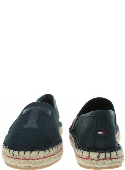 Granatowe Espadryle TOMMY HILFIGER Th Patch Espadrille FW0FW03846 403