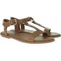Brązowe Sandały TOMMY HILFIGER Elevated Leather Fla FW0FW03946 929