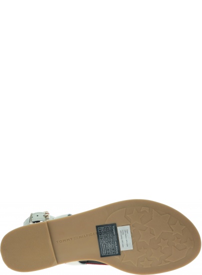 Kolorowe Sandały TOMMY HILFIGER Iconic Flat Strappy FW0FW04023 020