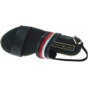Granatowe Sandały TOMMY HILFIGER Flat Sandal Corporat FW0FW04049 403