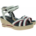 Białe Espadryle TOMMY HILFIGER Iconic Elba Corporat FW0FW04056 020