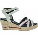 Białe Espadryle TOMMY HILFIGER Iconic Elba Corporat FW0FW04056 020