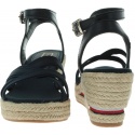 Granatowe Espadryle TOMMY HILFIGER Iconic Elba Corporat FW0FW04056 403