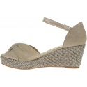 Beżowe Espadryle TOMMY HILFIGER Iconic Elba Metallic FW0FW04079 932