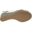 Beżowe Espadryle TOMMY HILFIGER Iconic Elba Metallic FW0FW04079 932