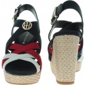 Kolorowe Espadryle TOMMY HILFIGER Iconic Elena Sandal FW0FW04104 020