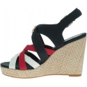 Kolorowe Espadryle TOMMY HILFIGER Iconic Elena Sandal FW0FW04104 020