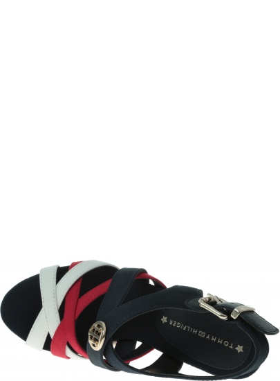 Kolorowe Espadryle TOMMY HILFIGER Iconic Elena Sandal FW0FW04104 020