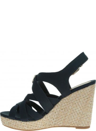 Granatowe Espadryle TOMMY HILFIGER Iconic Elena Sandal FW0FW04104 403